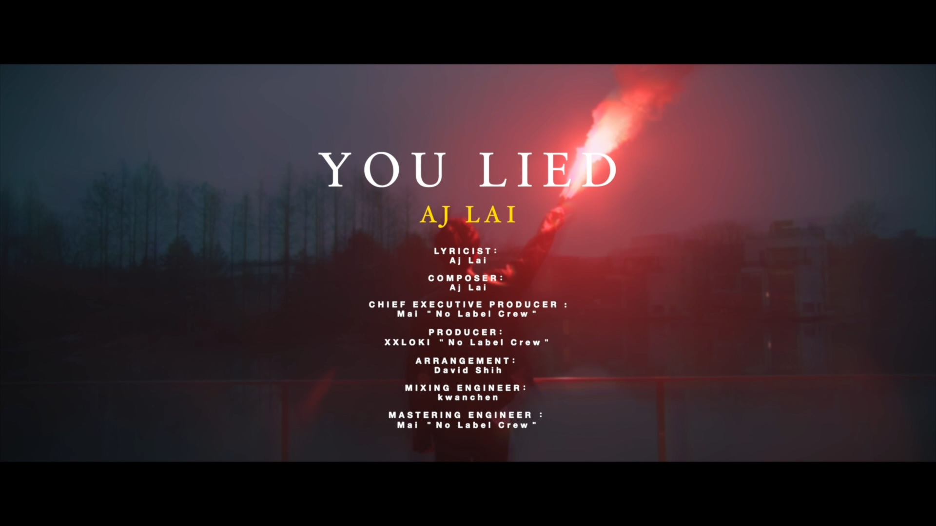 AJ 賴煜哲《You lied》Official Music Video